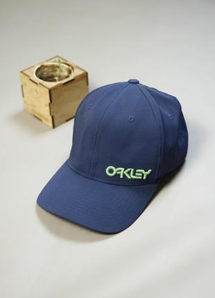 ▪️oakley мужская кепка ▪️бейсболка с вышитым логотипом синяя г...