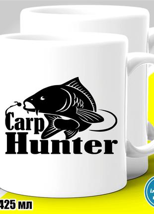 Кружка с принтом рыбалка "Carp Hunter"