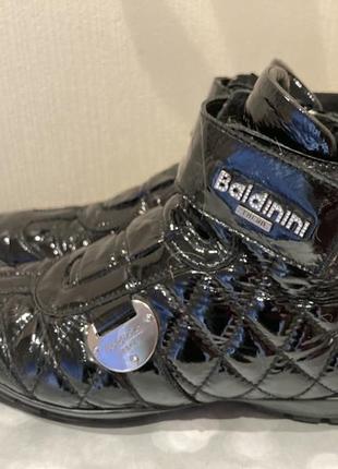 Ботинки  baldinini итальянские черные натуральная лакированная...