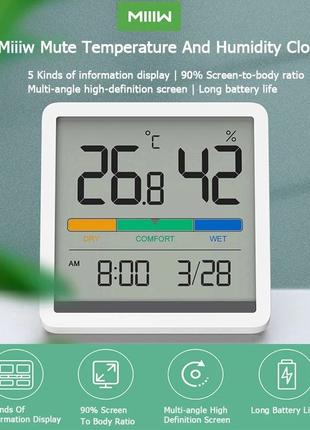 Годинник/термометр/гігрометр Xiaomi Miiw Temperature Humidity Clo