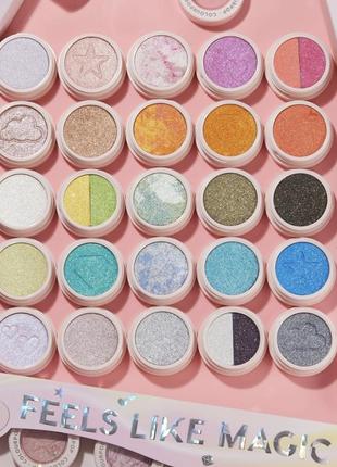 Тени colourpop super shock shadow коллекция feels like magic