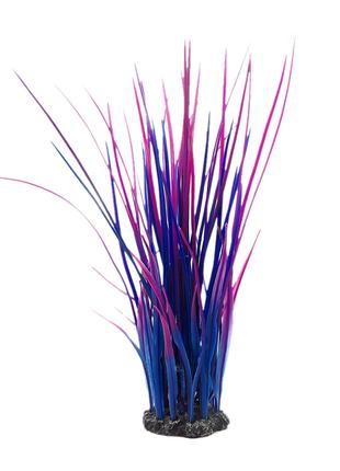 Растение для декора аквариума 10x8x40cm фиолетовое
