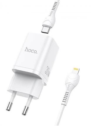 Зарядное устройство HOCO Type-C to Lightning cable Bright char...