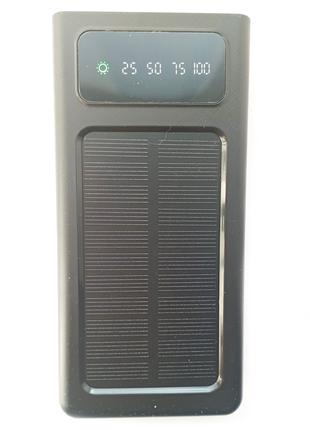 Power Bank Solar 30000mAh повербанк 4 в 1 із сонячною панеллю,...