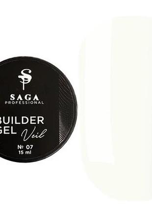 Гель для нарощування SAGA professional Builder Gel Veil 07 (мо...