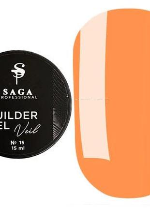 Гель для нарощування SAGA professional Builder Gel Veil 15 (ка...