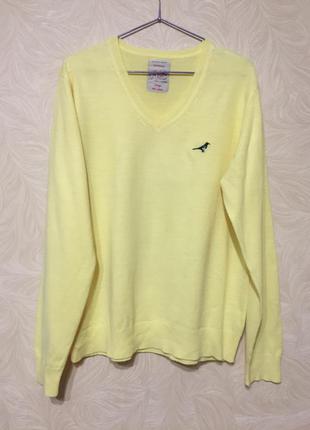 Пуловер светр чоловічий жовтий