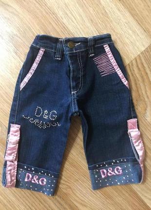 Крутые детские бриджи джинсы на девочку 2 года