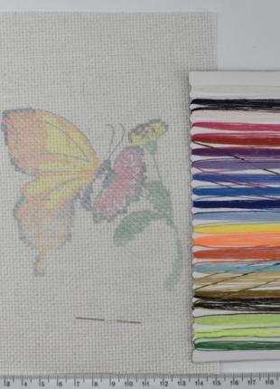 Набір Для вишивання 15 х 20 см із Муліні Метелик