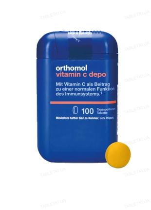 Orthomol Vitamin C depo для поддержания иммунитета, 100 таблеток