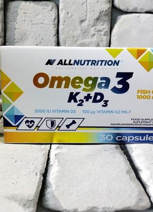 Комплекс витаминов allnutrition omega-3 + d3 + k2 после ковида