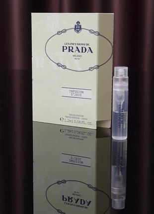 Оригінальний пробник prada infusion d'iris eau de parfum_1,2ml