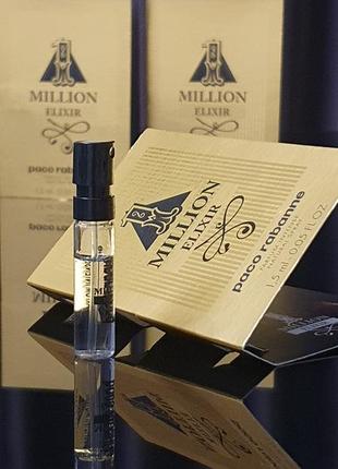 Оригинальный пробник paco rabanne 1 million elixir parfum inte...