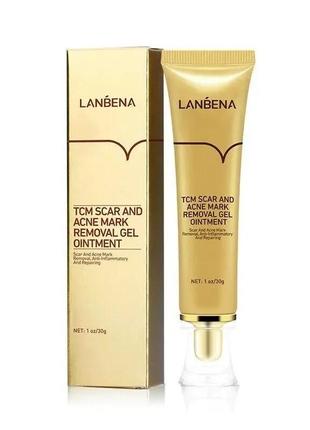 Гель для удаления шрамов и рубцов lanbena tcm scar and acne ma...