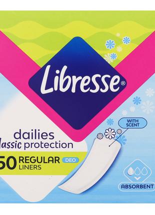 Щоденні прокладки Libresse Classic Protection Deo 50 шт (73225...