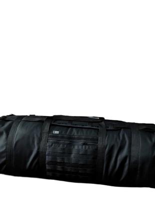 Сумка баул рюкзак- мешок чорний кордура 100 л