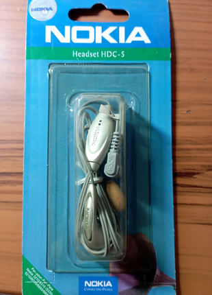 Гарнитура телефона Nokia Hdc-5-серебро