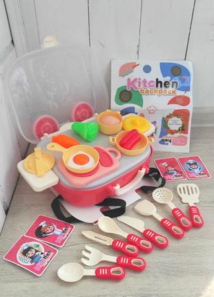 Набір дитяча кухня дитячий набір набір посуду для дітей
