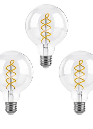 G95 Винтажные лампочки-шары FLSNT с регулируемой яркостью, E27...