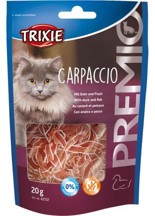 Лакомство для кошек Trixie PREMIO Carpaccio слайсы с уткой и р...