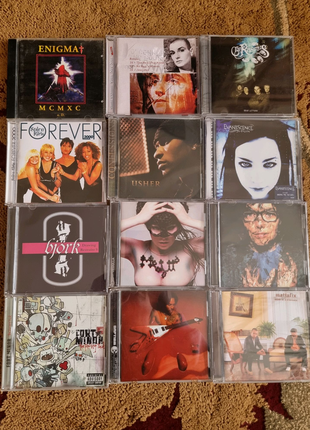 CD MP3 диски Jackson Usher Depeche Mode Bjork Pink Prodigy