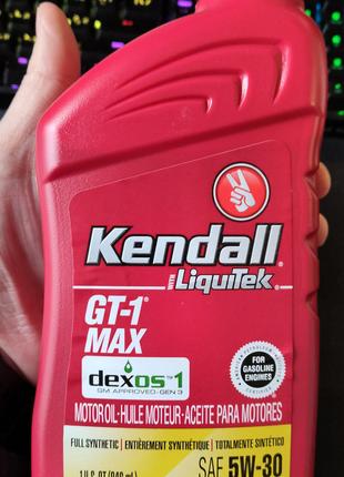 Kendall GT-1 Dexos1 Gen3 5W-30 Full Synthetic Моторное масло (...