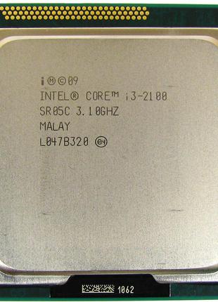 Процессор Intel Core i3-2100 3.10GHz/3M/5GT/s (SR05C) s1155, tray