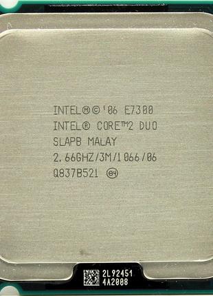 Процессор Intel Core 2 Duo E7300 2.66GHz/3M/1066 (SLAPB) s775,...