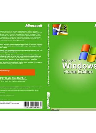 Комплект с лицензионным диском для установки Windows XP Домашн...