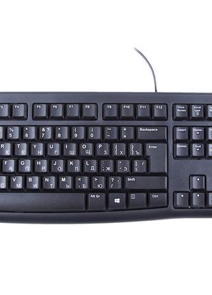 Клавиатура проводная Logitech K120 (920-002522) USB RUS OEM Black