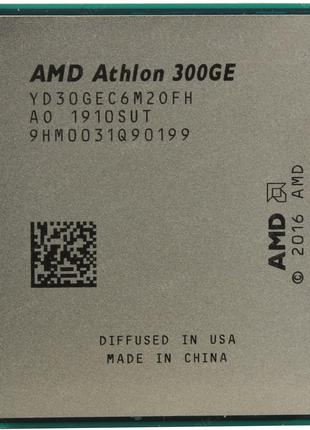 Процессор AMD Athlon 300GE 3.4GHz/4M (YD30GEC6M2OFH) sAM4, tray