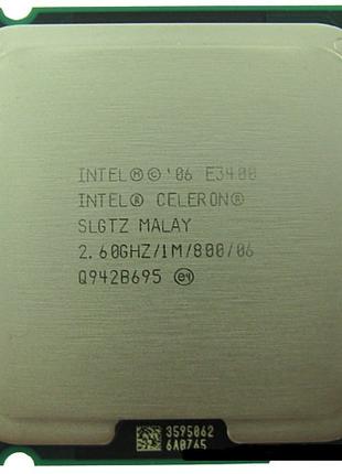 Процессор Intel Celeron Dual-Core E3400 2.60GHz/1M/800 (SLGTZ)...