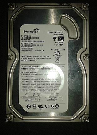 Жесткий диск Seagate 250Gb, ST3250410AS, Sata 3,5"
