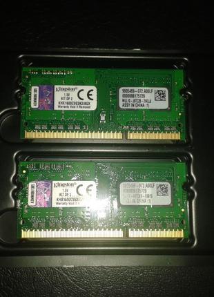 Память для ноутбука SO-DIMM, Kingston, 8GB DDR3 1600MHz, KHX16...