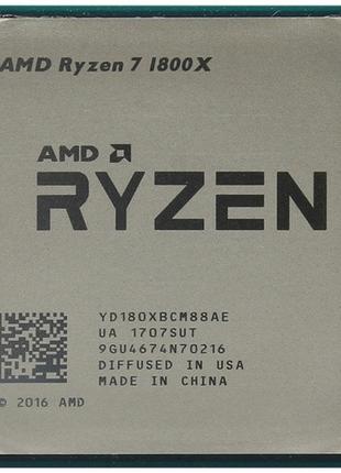 Процессор AMD Ryzen 7 1800X 3.6GHz/16M (YD180XBCM88AE) sAM4, tray