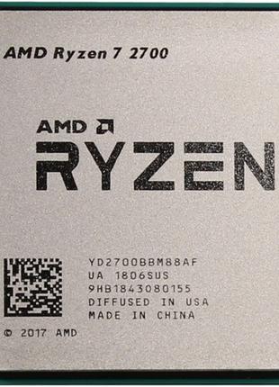 Процессор AMD Ryzen 7 2700 3.2GHz/16M (YD2700BBM88AF) sAM4, tray