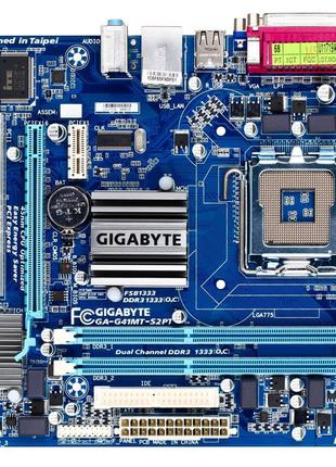 Материнская плата GigaByte GA-G41MT-S2PT (G41, PCI-Ex16, DDR3)...