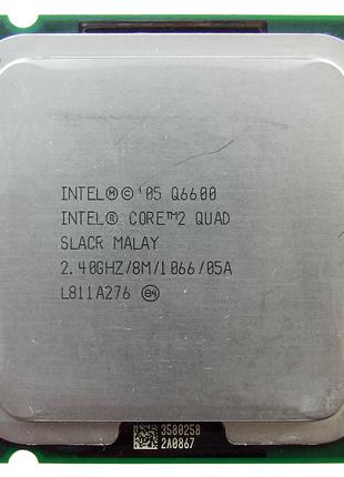 Процессор Intel Core 2 Quad Q6600 2.40GHz/8M/1066 (SLACR) s775...