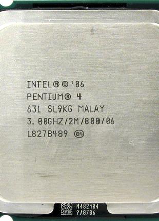 Процессор Intel Pentium 4 631 3.00GHz/2M/800 (SL9KG) s775, tray