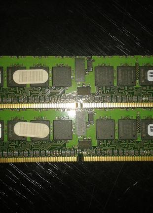 Модуль памяти Kingston, KVR400D2S8R3K2/1G, (2x512) DDR2 PC-320...