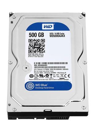 Жесткий диск Western Digital Blue 500GB 7200rpm 16MB (WD5000AA...
