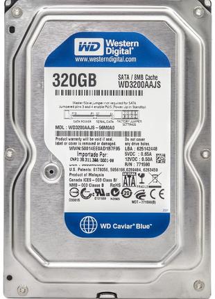 Жесткий диск Western Digital Blue 320GB 7200rpm 8MB SATAII (WD...