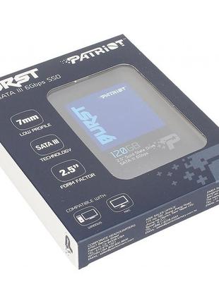 Жорсткий диск SSD 120Gb Patriot (PBU120GS25SSDR) SATA III, 2.5"