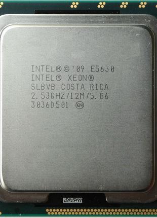 Процессор Intel Xeon E5630 2.53GHz/12M/5.86GT/s (SLBVB) s1366,...