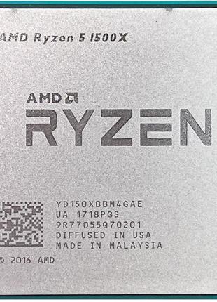 Процессор AMD Ryzen 5 1500X 3.5GHz/16M/5,0GT/s (YD150XBBM4GAE)...