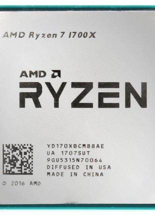 Процессор AMD Ryzen 7 1700X 3.4GHz/16M (YD170XBCM88AE) sAM4, tray