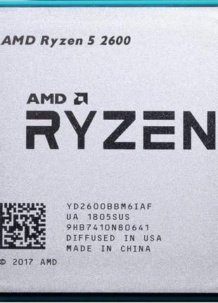 Процесор AMD Ryzen 5 2600 3.4GHz/16M (YD2600BBM6IAF) sAM4, tray