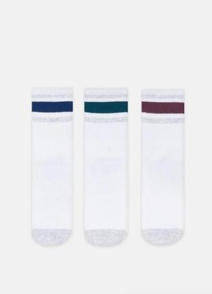 Носки носки носки женские базовые белые полоска размер 35/38 3...