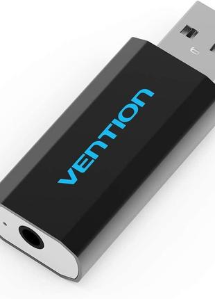 Внешняя звуковая карта Vention USB на 3.5мм Jack с поддержкой ...