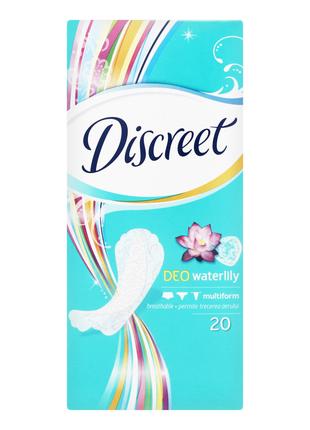 Щоденні гігієнічні прокладки Discreet Deo Water Lily Single 20...